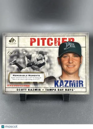 2008 Upper Deck SP Legendary Cuts Scott Kazmir #68 1/1