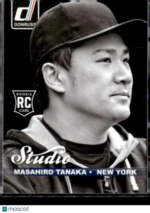 2014 Panini Donruss Studio Masahiro Tanaka #14 RC