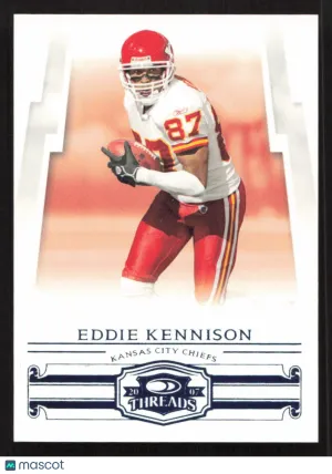 2007 Donruss Threads Eddie Kennison #20 Retail Blue SN