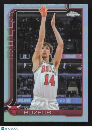 2025-26 Topps Chrome Matas Buzelis #231 Refractor