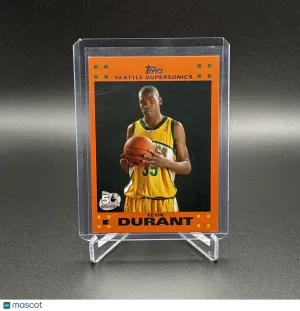 2007-08 Topps Kevin Durant #2 Orange Parallel/Variety Rookie Insert