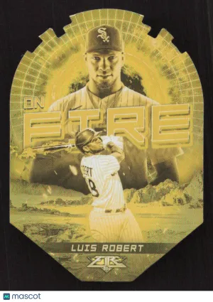 2022 Topps Fire Luis Robert #EF-28 En Fuego Gold Minted