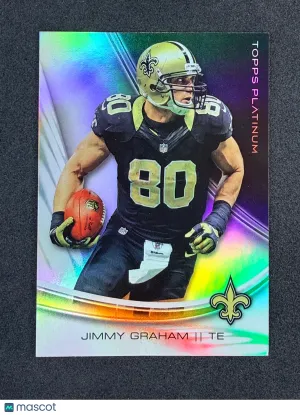 2013 Topps Platinum 81 Jimmy Graham New Orleans Saints