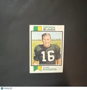 1973 Topps George Blanda #25 [Base] Base Set