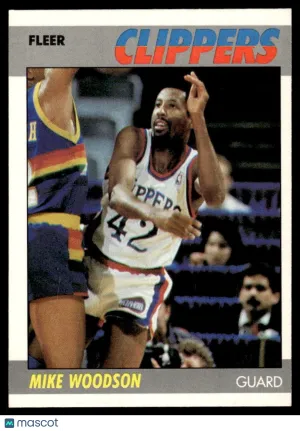 1987 Basketball Mike Woodson #128