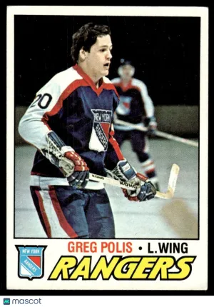 1977 Hockey Card Greg Polis #112