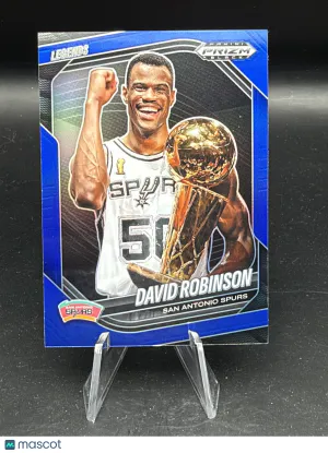 David Robinson 2024 Panini Prizm Black #282 Blue 112/199 - San Antonio Spurs