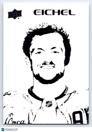 2026 Upper Deck Series 1 Hockey Stencils Jack Eichel #ST-35