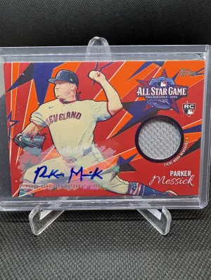 2026 Topps Update Parker Messick RC All-Star Stitches Relic Auto /99 Guardians