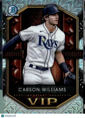 2025 Bowman Chrome Very Important Prospects Carson Williams #VIP-1 Mega Box