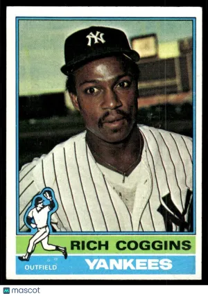 1976 Baseball Card Rich Coggins #572
