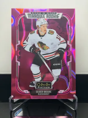 Oliver Moore Marquee Rookie Pink Magma