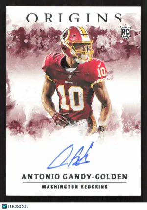 2020 Panini Origins Antonio Gandy-Golden #RA-AO Rookie Autographs AU