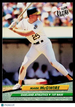 1992 Fleer Ultra Mark McGwire #115