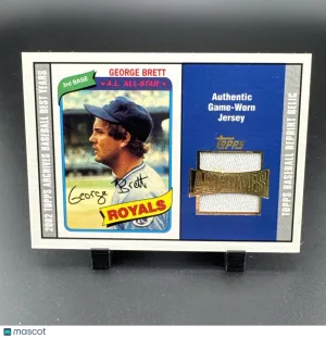 2002 Topps Archives George Brett #TUR-GB [Base] Memorabilia Insert