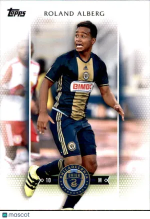 2017 Topps MLS Base Rookie #54 Roland Alberg Philadelphia Union Soccer Card