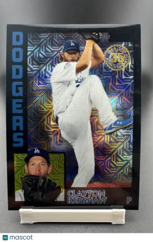 2019 Topps Silver Pack Series 2 Clayton Kershaw #T84-1 Black / Parallel/Variety Insert