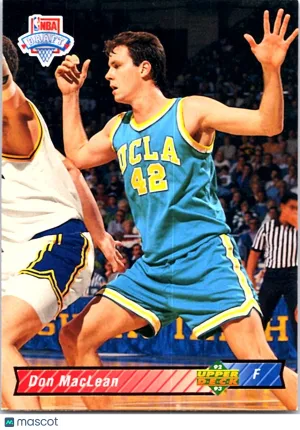 1991 Upper Deck Basketball Card Don MacLean #16