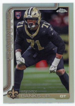 2025 Topps Chrome Kelvin Banks Jr. Rookie Refractor