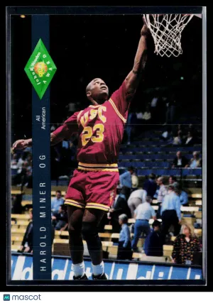 1992 Classic Four Sport Draft Pick Collection Harold Miner #316