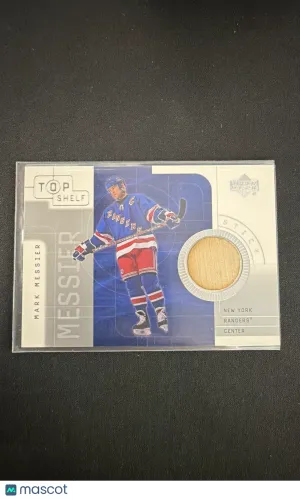2001-02 Upper Deck Top Shelf Mark Messier #S-MM [Base] Memorabilia Insert