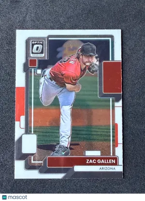 2022 Donruss Optic 104 Zac Gallen Arizona Diamondbacks
