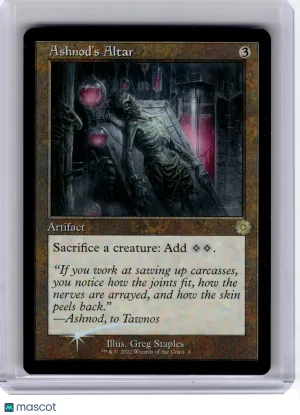 2022 MagicTG—Ashnod's Altar #4 The Brothers' War: Retro Frame Artifacts—Rare Foil