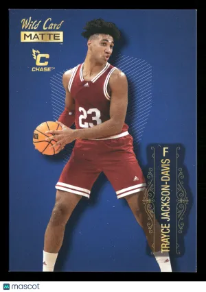 2022 Wild Card Matte Chase Trayce Jackson-Davis #MB-69 Blue