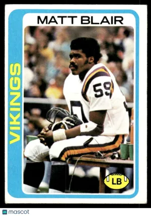 1978 Football Matt Blair #469