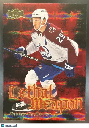 Metal Universe Nathan MacKinnon Lethal Weapon #LW-4 Colorado Avalanche