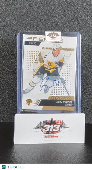 2025-26 Upper Deck Premier Ben Kindel #121 Gold Auto /35