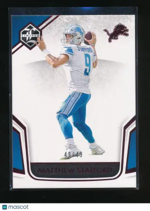 2019 Panini Limited Matthew Stafford Ruby Parallel/Variety Base Set