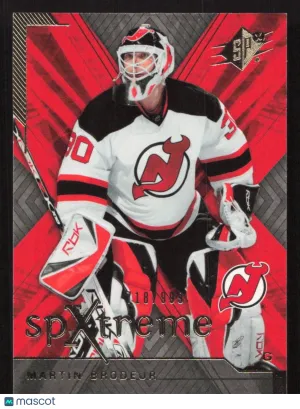 2007-08 SPx Martin Brodeur #X34 SPXtreme SN