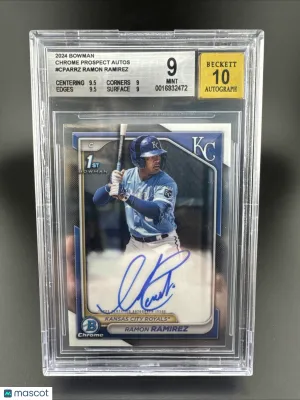 2024 Bowman Ramon Ramirez #CPA-RRZ Chrome BGS 9