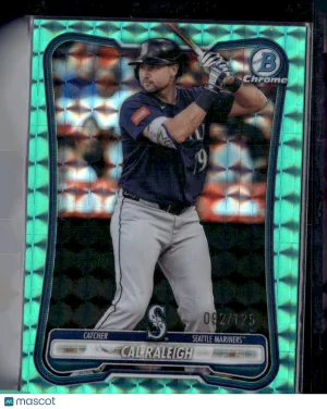 2026 Bowman Chrome Cal Raleigh #86 Aqua Geometric /125