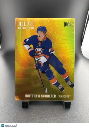 2026 Upper Deck Allure Matthew Schaefer #CF-MS Orange-Yellow