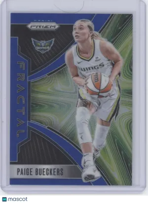 2026 Panini Prizm Paige Bueckers #2 Blue Fractal /49