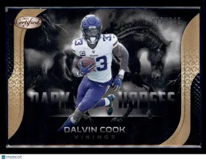 2021 Panini Certified Dalvin Cook #DH-8 Dark Horses Mirror Bronze SN