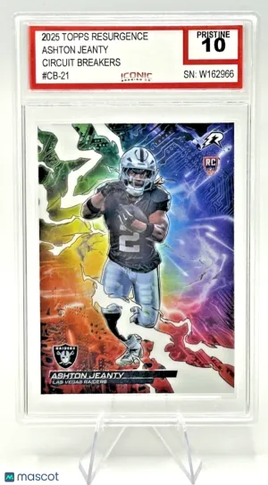 2025 Topps Resurgence Ashton Jeanty RC Circuit Breakers CB-21 Iconic Pristine 10