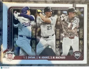 2025 Topps Series 1 Shohei Ohtani Willy Adames Manny Machado #86