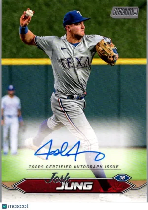 2024 Topps Stadium Club Josh Jung #SCBA-JJ Auto