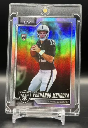 2026 Tops Fernando Mendoza Silver Refractor