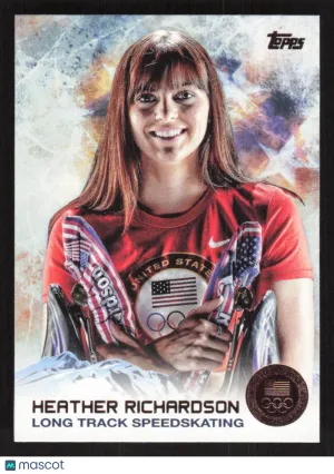 2014 Topps U.S. Olympic Heather Richardson #72 Bronze