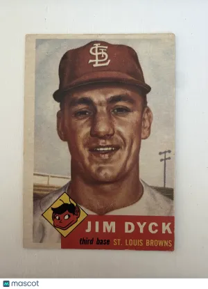 1953 Topps Jim Dyck #177