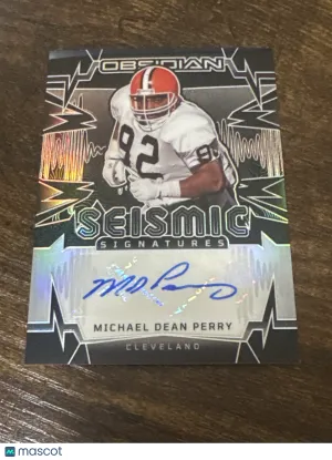 2026 Panini Obsidian Seismic Signatures Michael Dean Perry #SS-MDP