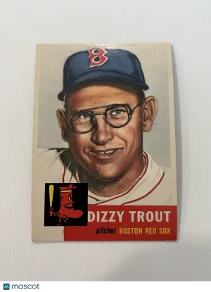 1953 Topps Dizzy Trout #169 Nicely Centered