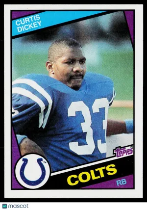 1984 Topps Curtis Dickey #12