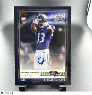 2026 Topps Elijah Sarratt Black Rookie Topps