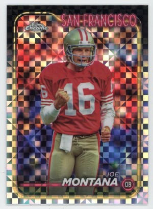 2024 Topps Chrome #177 Joe Montana X-fractor