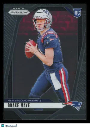 Drake Maye 2024 Panini Prizm Football RC #329 New England Patriots